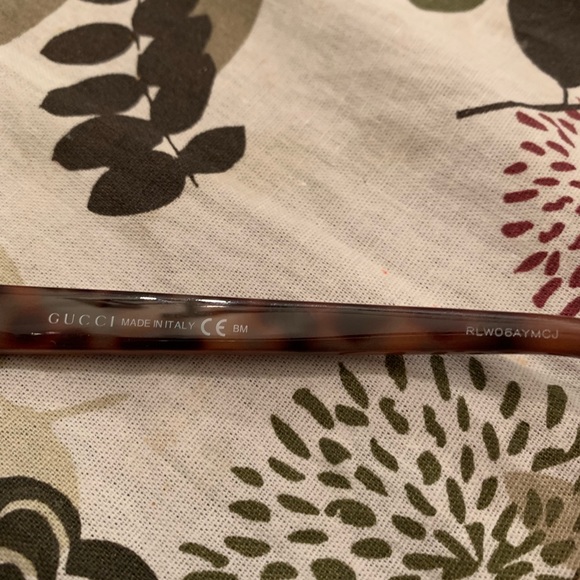 Authentic Gucci 52m oversized cat Optyl acetate leopard print sunglasses - Picture 10 of 15